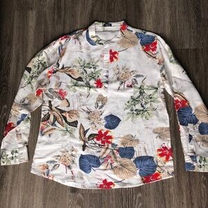Coofandy Quarter Button down Floral Shirt